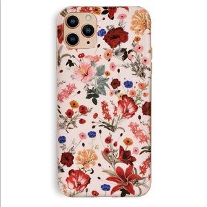 Velvet Cavair Nude Vintage Floral iPhone Case